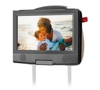 Qenker Car Headrest DVD Player Mount Holder for Swivel & Flip Portable DVD Player 7 inch to 12 inch - Black
