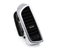QEOQWQB Car AC Vent Grille Outlet Complete Assembly for P//o//r/s/c/h/e C//a/y/e/n/n/e 7P5 2010-2015(Silver,Central-Left)