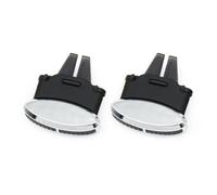 QEOQWQB Car Center Dashboard AC Vent Air Panel Cover for M//a/s/e/r/a/t/i Q//u/a/t/t/r/o/p/o/r/t/e M139 2004-2012(Slider 2PCS)