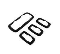 QEOQWQB for F//o//r/d E//c/o/s/p/o/r/t F//i/e/s/t/a MK7 ABS Chrome Window Lifter Switch Decoration Panel Cover Trim Sticker(Black)