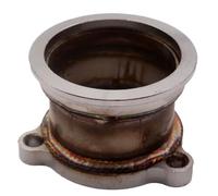 QEOQWQB High-Performance 2.5" T3 T4 T04E Turbo Downpipe Adapter Flange