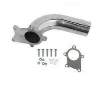 QEOQWQB T3/T4 T04E 2.5" 5 Bolt Turbo Exhaust Downpipe 90