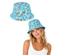 QEQSHQO 1 Piece One Size Fits All Blue Duck Design Ultra Foldable Optimized Air Flow for Dry Head Summer Tours & Hiking