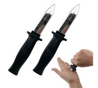 QEQSHQO 2 x Disappeared Trick Knives, Retractable Blade, Fake Theatre Masser, Magic Knife, Plastic Joke Items, Magic Trick Props for Children, Adults, April Fool's Day