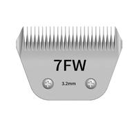 Qertyooy Professional 7FW Wide 1/8" (3.2mm) Cut Length for Pet Grooming, Detachable Clipper Compatible with A5 Style Clippers