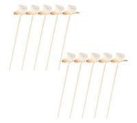 QERUTK 10pcs Rose Tongcao Flower Aromatherapy Rattan, Reed Diffuser Sticks, Fragrance Diffuser, Artificial Dry Flowers Rattan for Home and Office Decor Replacement Refill