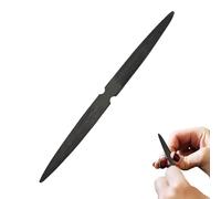 Qerutk 1Pcs Half Round Wax File, 200mm Double Ended Flat Wax Work Files Jewelry Tool for Sharpening and Filing Shaping Sculpting Clay Soap