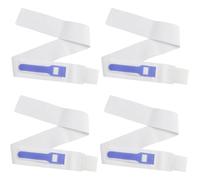 Qerutk 4pcs Catheter Leg Bag Straps, Adjustable Urine Drainage Leg Band, Catheter Securement Retaining Strap, Anti Slip Foley Catheters Holder with Velcro, for Men Women