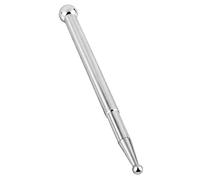 Qerutk Dual Head Facial Reflexology Tools, Stainless Steel Manual Acupuncture Pen, Portable Body Point Probe, Self-Massage Acupressure Probe, for Tension & Headache Relief