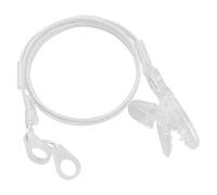 Qerutk Hearing Aid Anti-Lost Lanyard, Portable BTE Protector Clip, Premium Retainer for Hearing Aids for Fixation Cord for Adults and Seniors Children with Plastic Storage Box White