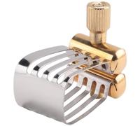 Qerwsdty 1 PCS Treble Saxophone Clamp Instrument Mouthpiece Ligature Clip Sax Clip Saxophone Part Sax Ligature Gold&Silver