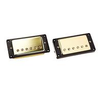 Qerwsdty 1 set Humbucker Pickup Gold for Replacement