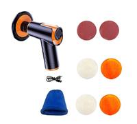Qerwsdty 100W Car Wax Polisher Polishing Machine Mini Wireless Portable Buffing Machine USB Rechargeable Polisher