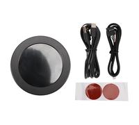 Qerwsdty 2.1Inch Display Screen Kit LCD CPU Temp Monitor Real Time Temperature Display with Super Bright Backlight for PC Black