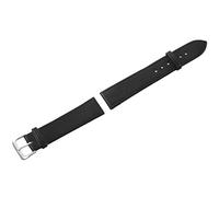 Qerwsdty 20mm PU Leather Color Black Bracelet Watch Bracelet