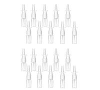 Qerwsdty 20Pcs Clear Small Empty Nose Bottle Reusable Fine Mist Sprayers for Travel 10ML