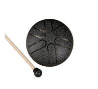 Qerwsdty 3 Inch 6-Tone Steel Tongue Drum Mini Hand Pan Drums with Drumsticks Percussion Musical Instruments Drum Accessories C