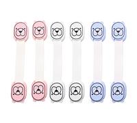 Qerwsdty 6 Pack Child Safety Protection Supplies Child Safety Lock Toilet Lock Refrigerator Drawer Lock