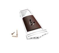 Qerwsdty 6 Strings Vintage Jazz Guitar Bridge Tailpiece for Electric Guitar Parts Accessories with Mounting Screws