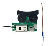 Qerwsdty Acoustic Guitar Pickup System for VT1 Tail Nail Pickup EQ DIY Tuner Piezo Pickup Equalizer System with Mic Beat Board