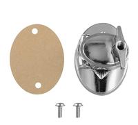 Qerwsdty Bass Drum Mount Bracket Chrome Floor Drum Leg Bracket for Percussion Instrument Accessories