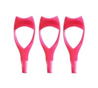 Qerwsdty Eyelashes Tools Mascara Shield Applicator,Eyelash Tool Upper Lower Eye Lash Mascara Guard Applicator Rose Red