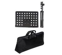 Qerwsdty Foldable Sheet Music Score Tripod Stand Holder Metal Music Sheet Stand for Guitar Violin Piano Music Stand Easy Install Easy to Use
