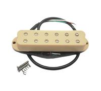 Qerwsdty Guitar Pickup Low Noise High Output Dual Coil Single Guitar Pickup Guitar Parts Yellow