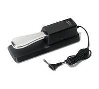 Qerwsdty High Quality Piano Keyboard Sustain Pedal with Antislip Rubber Bottom for MIDI Keyboard, with 1/4inch Input Plugs