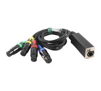 Qerwsdty Multi Network Stage and Studio Connection Cable XLR Male and Female Cable Stage Audio RJ45 Cable (NE8F-S4F)