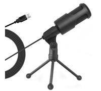 Qerwsdty PC USB Microphone, Podcast Condenser Microphone with Foldable Tripod for Streaming, Gaming, Podcasting, Recording,Laptop Easy Install Easy to Use