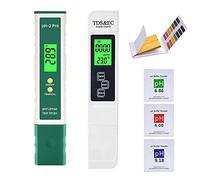 Qerwsdty Portable Digital Temperature TDS EC PH Meter Test Pen Set LCD Display Litmus Tester for Water Quality Purity Detector