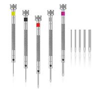 Qerwsdty Precision Jewellery Screwdriver Set for Watches Repair Glasses Repair Jewellery Work Electronics Repair Pack of 10, silver
