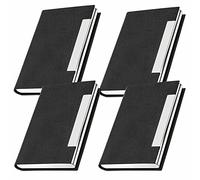 Qerwsdty Professional Business Card Holder for Women/Men 4Pcs, PU Leather Metal Credit Card Holder, RFID Blocking Card Holder