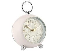 Qerwsdty Silent Bedside Clocks Non Ticking Desk Clock Analogue Alarm Clock Bedroom Clock Simple Loud Vintage Alarm Clocks