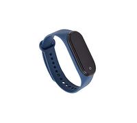 Qerwsdty Smart Band Wristband Health Heart Rate Blood Pressure Health Rate Monitor Pedometer Sports Bracelet Blue