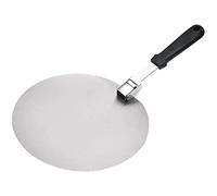 Qerwsdty Stainless Steel Folding Pizza Peel with Non-Slip Handle 10 Inch Pizza Paddle for Baking Homemade Pizza and Bread