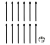 Qerwsdty Standard Pen Nibs Set Kit for, 12Pcs Black Replacement Refill Pen Tips Kit for Intuos Pro, IMobileStudio Pro