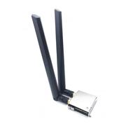 Qerwsdty Wireless WiFi Card WiFi Go WiFi6 BT5.0 2400Mbps Network Adapter Card AX201 2400M P9JB