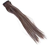 Qerwsdty Women Clip In Hair Extensions 7pcs 70g 20inch Camel-brown + Gold-brown