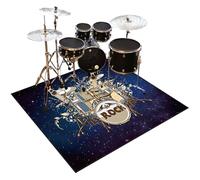 Qesjodfu Drum Rug Drum Mat Non-Slip Soundproof Carpet Professional Drum Carpet Non-Slip Rugs Drum Carpets for Drummers Outdoor Electronic Drum Set Practice Music Rug Drumming Drum Rugs 180 x 160 cm