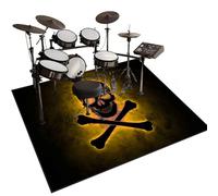 Qesjodfu Drum Rug Non-Slip Soundproof Mat | Rectangle Drum Carpet Bass Drum Snare Drum Floor Mat | Sound-Absorbing Mat for Electronic Drum | Musical Instrument Drum Mats Pad for Drumming 210 x 180 cm