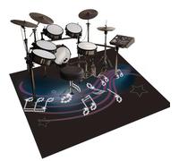 Qesjodfu Drum Rug Non-Slip Soundproof Mat | Rectangle Drum Carpet Bass Drum Snare Drum Floor Mat | Sound-Absorbing Mat for Electronic Drum | Musical Instrument Drum Mats Pad for Drumming 200 x 160 cm