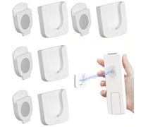 QESSUVNC 4Pcs Magnetic Remote Control Holder Adhesive Remote Holder Wall Mounted Remote Control Holder, Remote Holder Organiser Magnetic Remote Control Mount Remote Control Storage For School, Homes