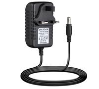 QESSUVNC12V2A Power Supply Adapter AC/DC Converter 100-240AC 50-60HZ to 12V2A, 5.5×2.5mm British Standard Plug Power Adapter, Suitable for LED Light Strips, Routers, Audio-Visual Products