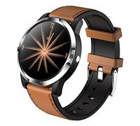 QESTO GDS G03 Men's Smart Watch Waterproof Mode Smart Watch with ECG PPG Blood Pressure Heart Rate Sports Fitness(A)