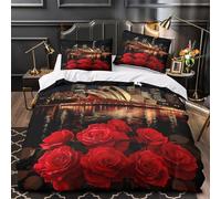 QEVAWPAE Sydney Skyline Quilt Cover 3D Print Extra Soft 3PCs Bed Linen Hidden Zipper night Cityscape Duvet Cover Premium All Season for Adults Teens Women Kids Girls Boys Youth Super king（260x220cm）