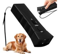 QEWEUUIE Anti Barking Device for Dogs,3 In 1 Anti Barking Device with LED Light,Mini Waterproof Indoor Outdoor 33FT ultrasonic bark stopper For Small Medium Large Dogs.