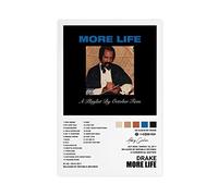 QEWRT Drake Poster More Life Album Cover Posters Wall Art Print Decor Canvas Posters for Room Aesthetic Unframe:16x24inch(40x60cm)