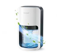 QEXREED Small Dehumidifiers for Home 1200ml, Portable Dehumidifier with 7 Colorful LED, Auto Shut off, Electric and Ultra Quiet Dehumidifiers for Drying Clothes, Bedroom, Bathroom, Kitchen, Wardrobe